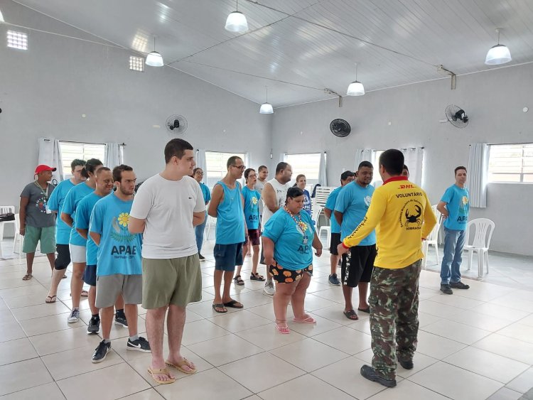 Projeto "Chamas da Inclusão" da APAE de Itanhaém