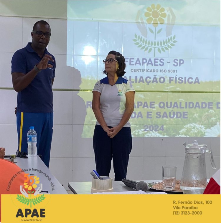 Projeto APAE qualidade de vida e saúde  APAE de Guaratinguetá