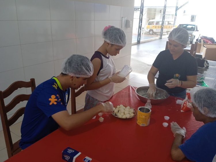 Projeto de Páscoa na APAE de Tupi Paulista