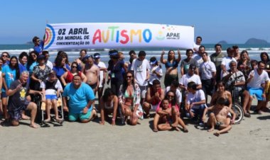 Um salto para a vida: APAE Ubatuba Celebra a Inclusão na Praia do Ubatumirim