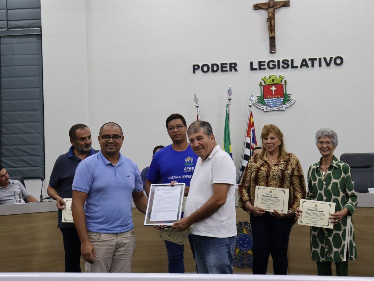 Câmara de vereadores reconhece o trabalho valoroso da APAE Ubatuba em Sessão Ordinária