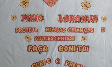 MAIO LARANJA campanha FAÇA BONITO na APAE de Iperó