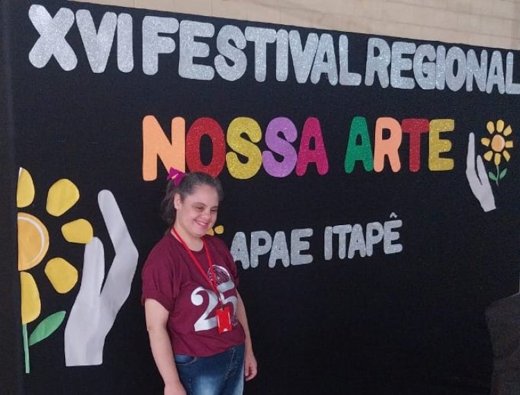 APAE de Iperó no Festival Nossa arte, etapa regional