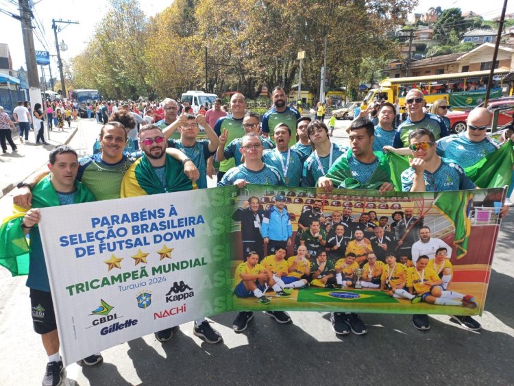 APAE de Campos do Jordão parceira da Seleção Brasileira de Futsal Down