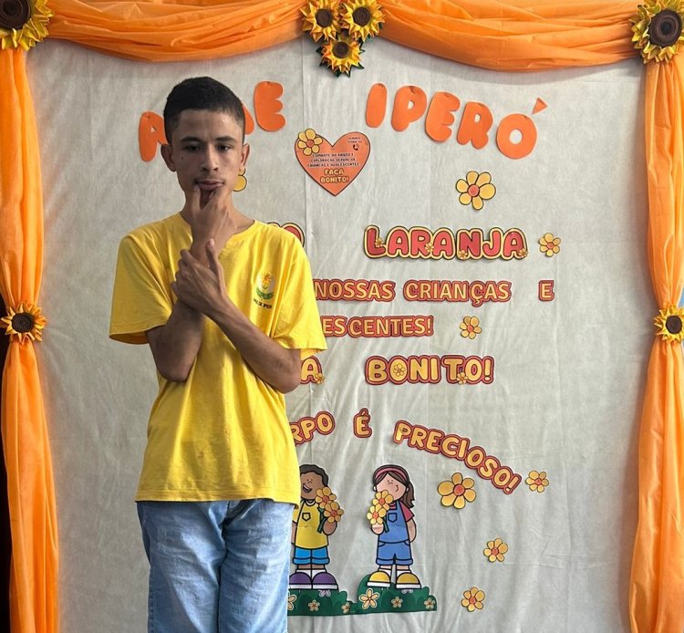 MAIO LARANJA campanha FAÇA BONITO na APAE de Iperó