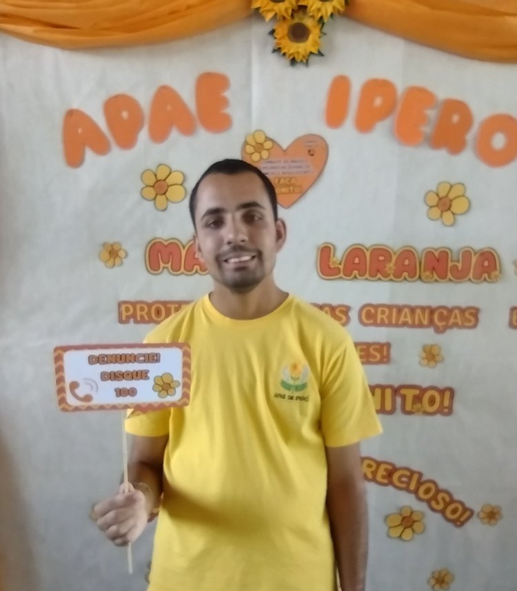 MAIO LARANJA campanha FAÇA BONITO na APAE de Iperó