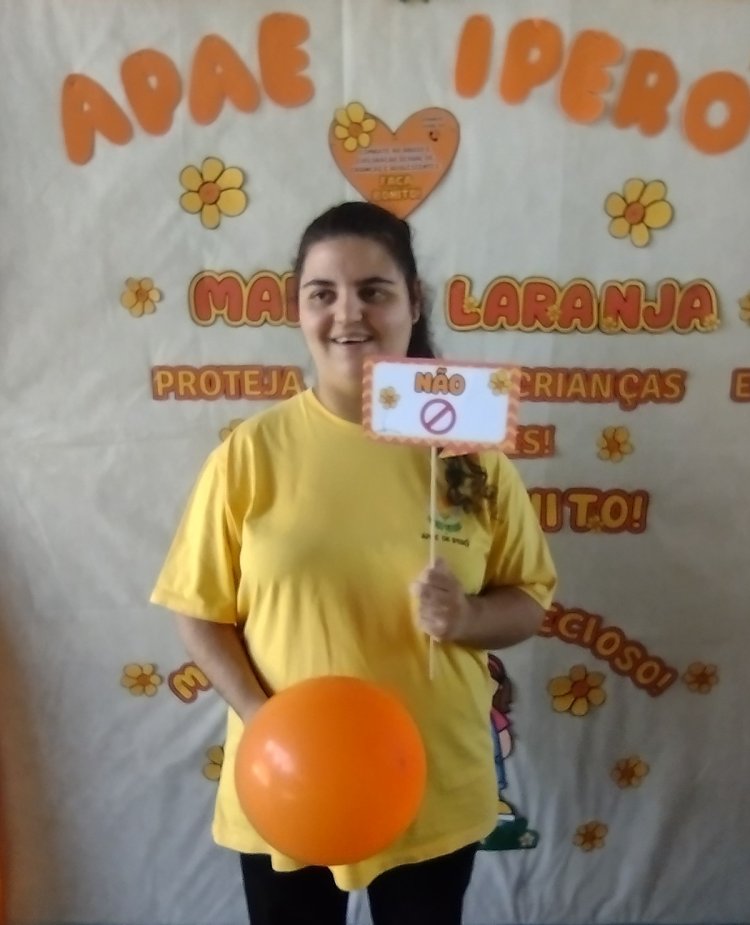 MAIO LARANJA campanha FAÇA BONITO na APAE de Iperó