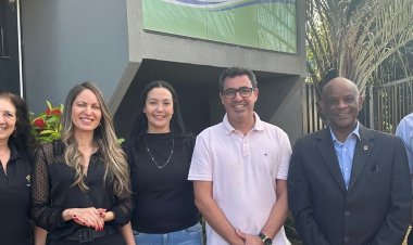 Federação recebe APAE de Nhandeara e governador de distrito do Lions Clube