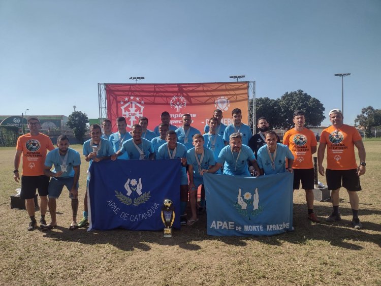 Atletas da APAE Catanduva Brilham na Copa Sudeste de Futebol de 11 Unificado