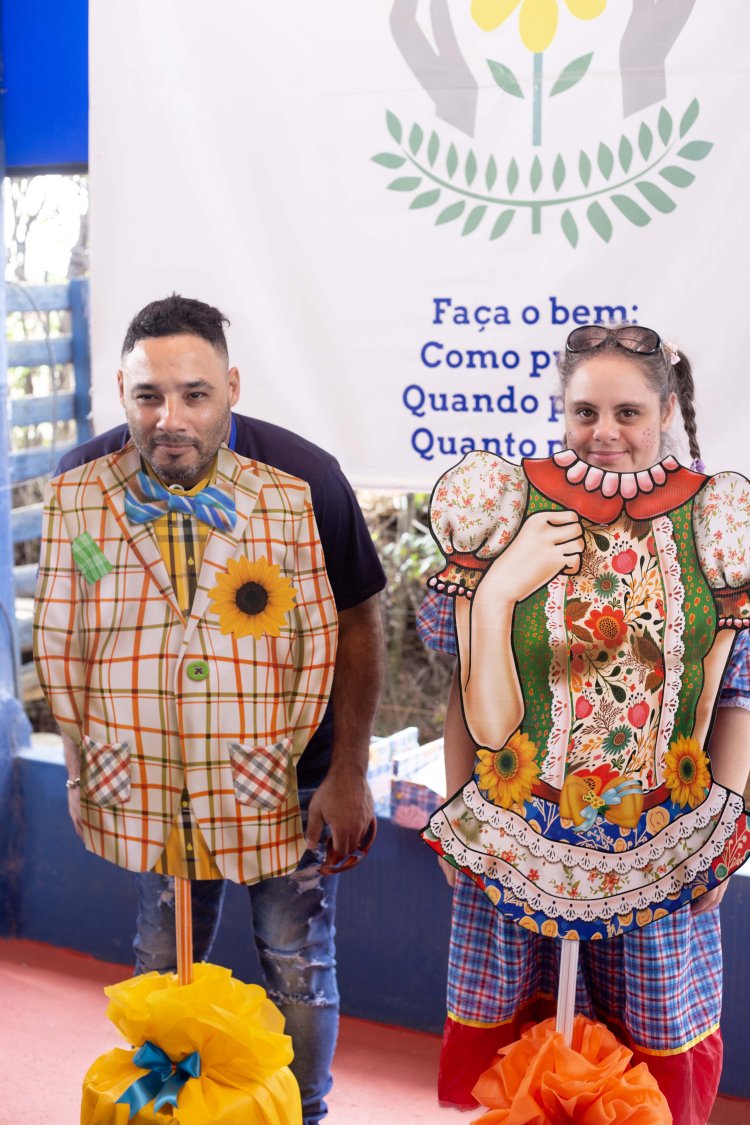 Festa junina da APAE de Iperó com participação da APAE de Boituva