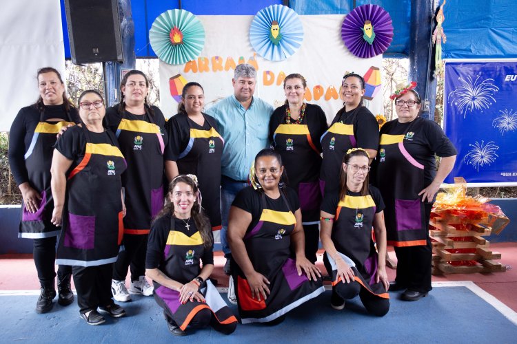 Festa junina da APAE de Iperó com participação da APAE de Boituva