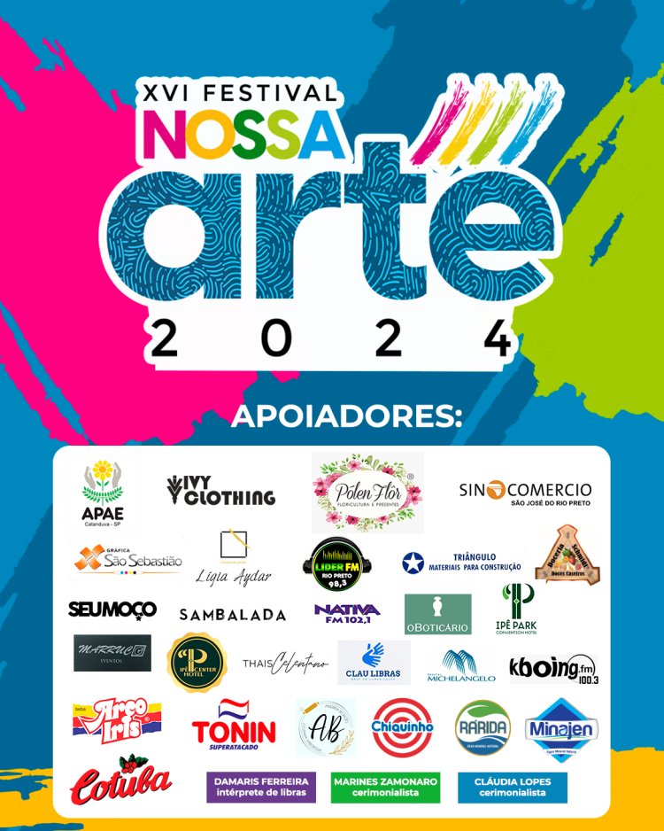 Festival Nossa Arte 2024: Uma Celebração Inédita da Arte e Inclusão em São José do Rio Preto