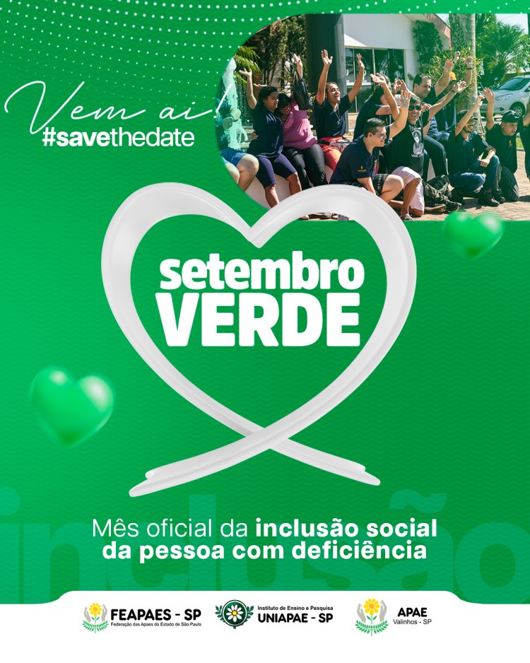 Vem aí - Abertura Oficial da Campanha Setembro Verde