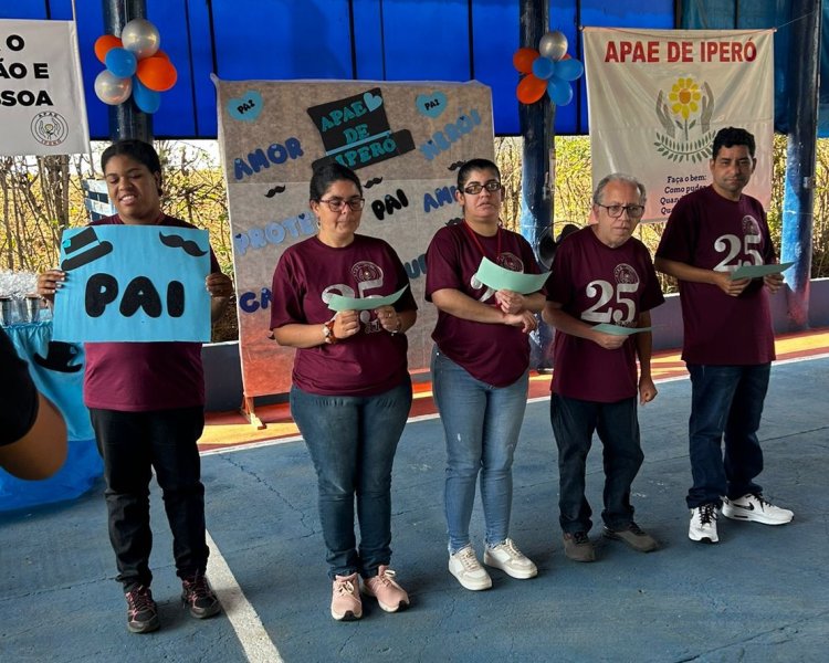 APAE de Iperó celebram dia dos pais