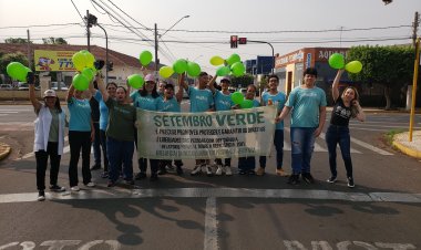 Celebração do Setembro Verde na APAE de Andradina