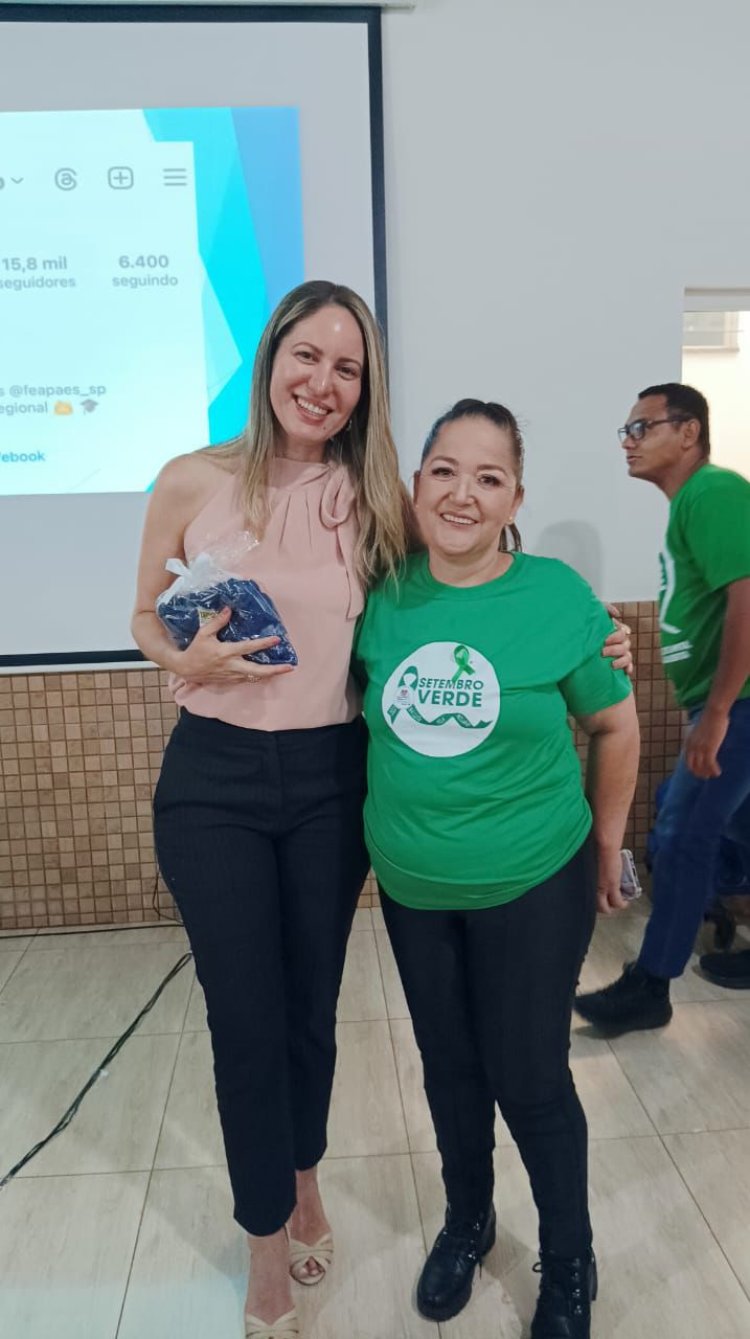 APAE Taquarituba e  FEAPAES-SP unidos pelo Setembro Verde