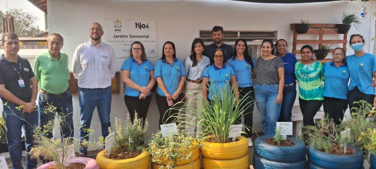 APAE de Ilha Solteira Inaugura Jardim Sensorial