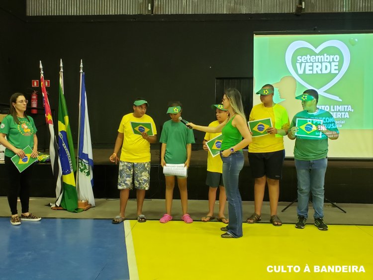 Celebração do Setembro Verde na APAE de Andradina