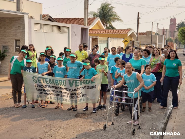 Celebração do Setembro Verde na APAE de Andradina