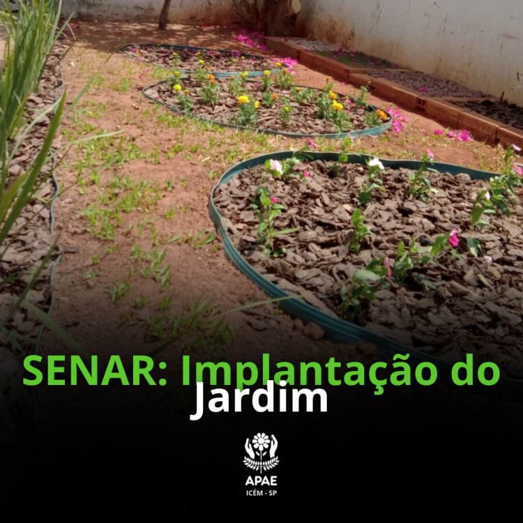 Revitalização Verde: APAE e SENAR transformam espaços com "Novo Jardim".