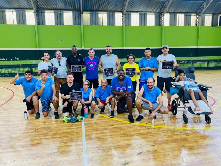 Curso Prático de Handebol Promovido pela APAE em Nova Odessa