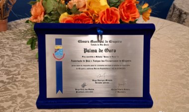 Homenagem à Apae de Cruzeiro com a Palma de Ouro