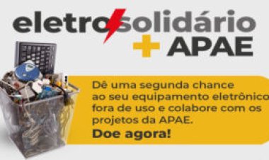 Descarte de eletrônicos gera recursos para a APAE de Mogi por meio do programa “Eletro Solidário"
