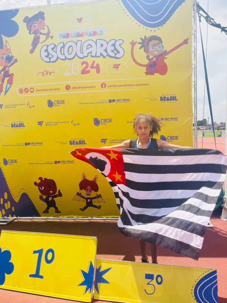 Atleta da APAE de Itápolis se Destaca nas Paralimpíadas Escolares Fase Nacional e Conquista Bolsa Atleta do Governo