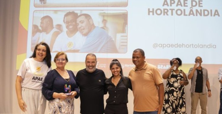 APAE DE HORTOLÂNDIA É PREMIADA NO CULTURA VIVA