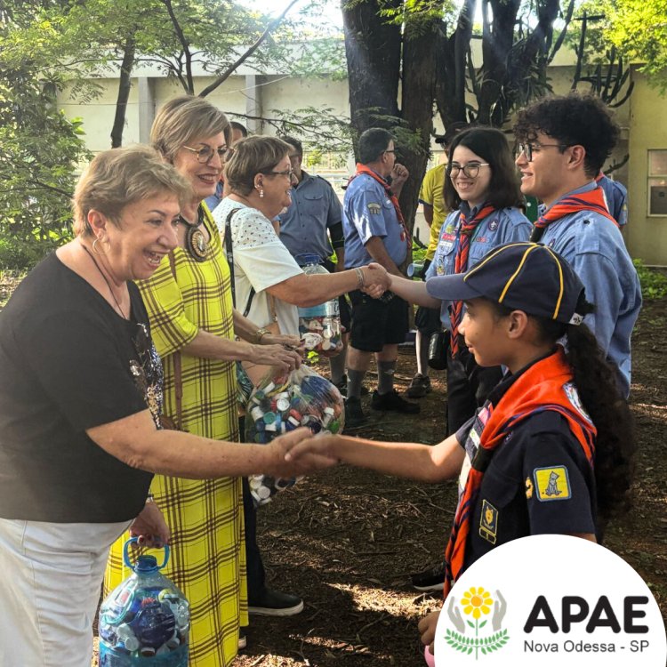 Solidariedade em Ação: Grupo Escoteiro do Ar 415/SP - Ubuntu Realiza Doação para a APAE de Nova Odessa