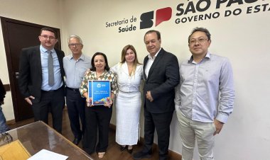 Conselho da região de Taquarituba em importante reunião com o Secretário de Saúde