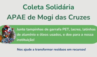 APAE de Mogi das Cruzes reforça campanha de arrecadação e convida a comunidade a participar