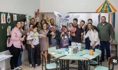 Semana com atividades em alusão a Páscoa e Ação entre Amigos na APAE de Sabino