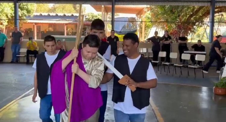 APAE de Morro Agudo celebra Páscoa e seu verdadeiro significado