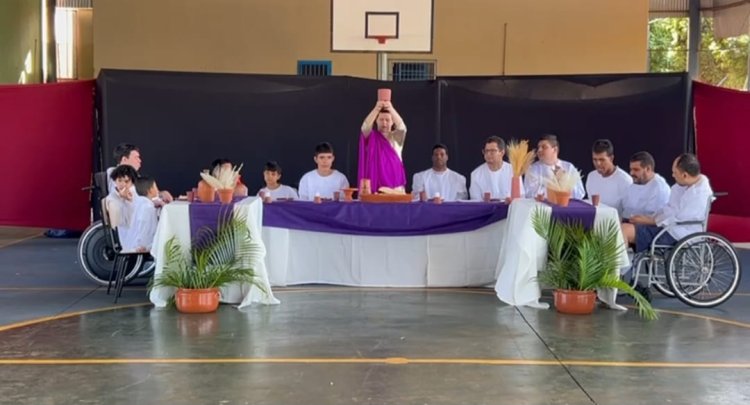 APAE de Morro Agudo celebra Páscoa e seu verdadeiro significado