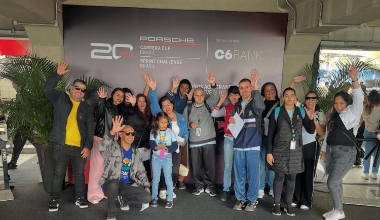 FEAPAES-SP e Instituto Iguais promovem ação de inclusão na Porsche Cup Brasil