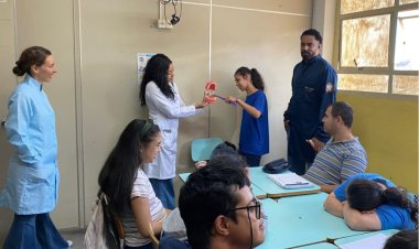Alunos do Socioeducacional participam de ação de saúde bucal na APAE de Mogi das Cruzes