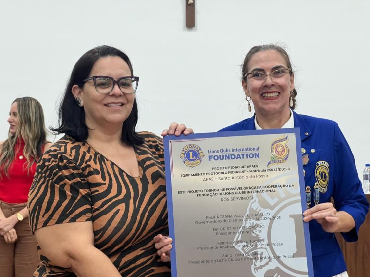 Projeto PediaSuit: FEAPAES-SP e Lions Clube celebram entrega solene de equipamentos em Conchal