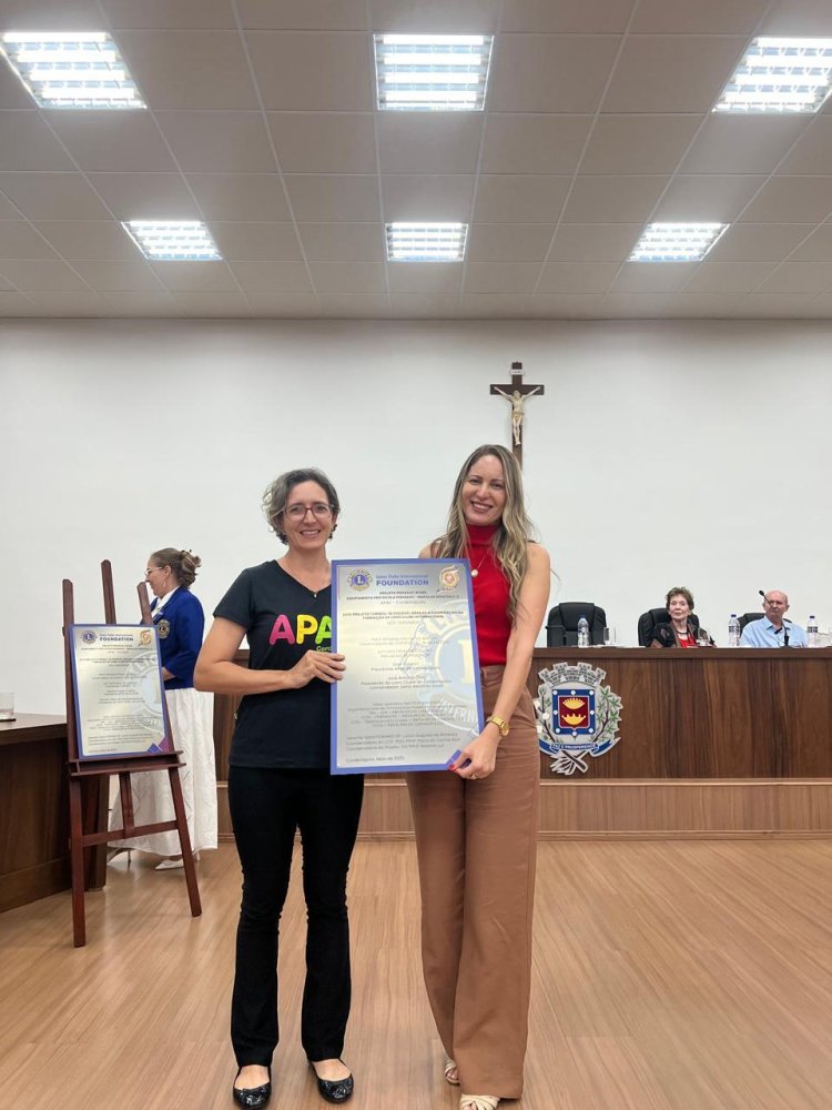 Projeto PediaSuit: FEAPAES-SP e Lions Clube celebram entrega solene de equipamentos em Conchal