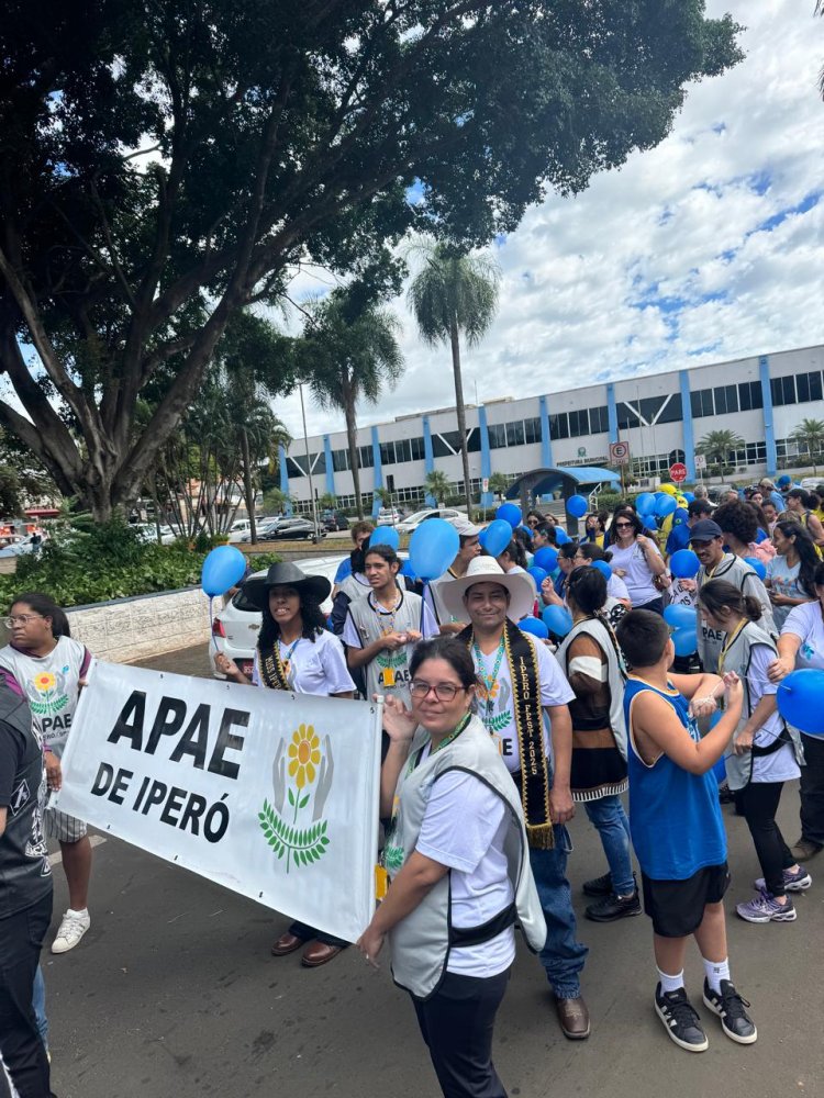 APAE de Iperó participa de ações pelo Dia Mundial de Conscientização do Autismo