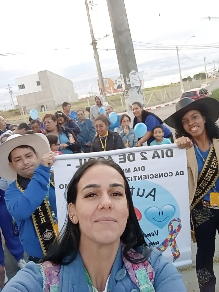 APAE de Iperó participa de ações pelo Dia Mundial de Conscientização do Autismo