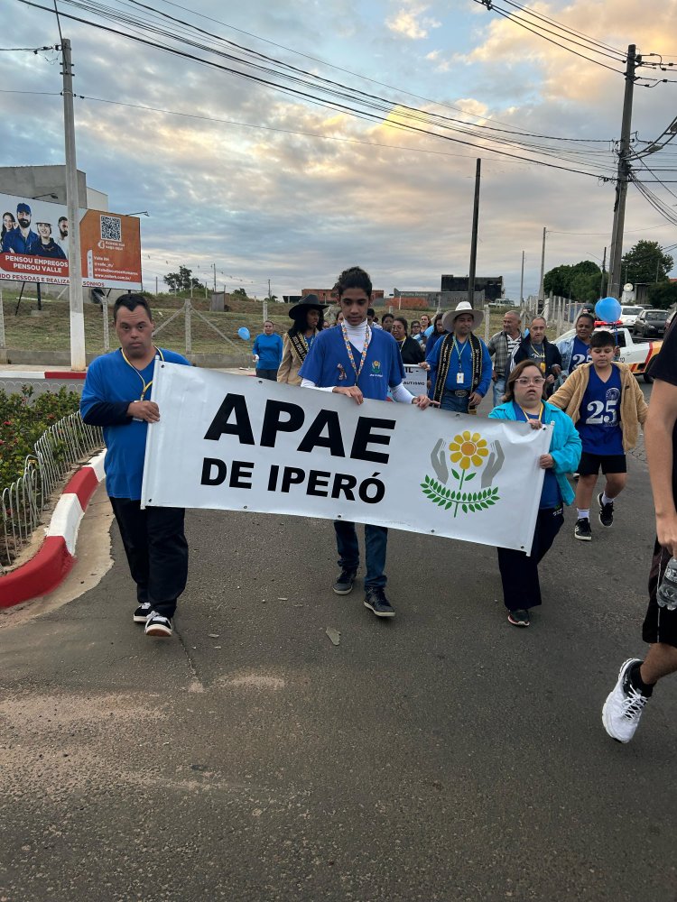 APAE de Iperó participa de ações pelo Dia Mundial de Conscientização do Autismo