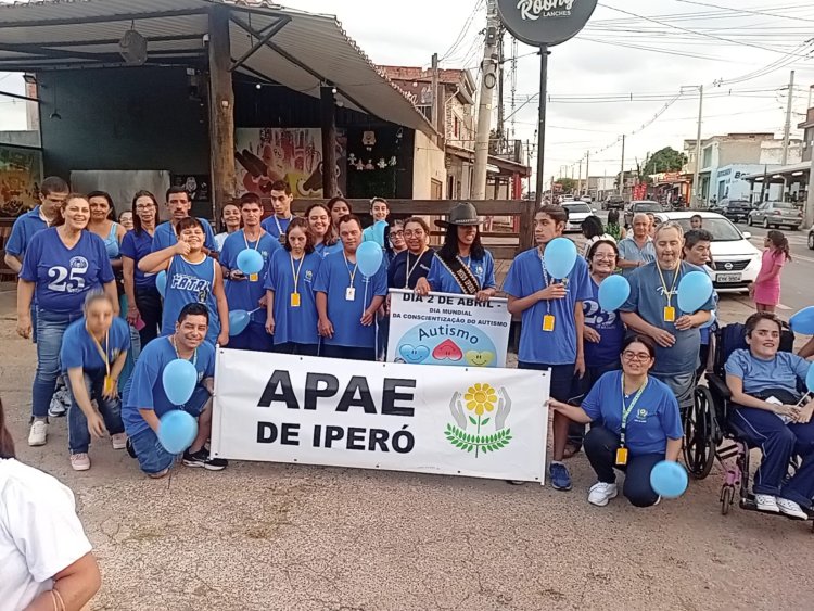 APAE de Iperó participa de ações pelo Dia Mundial de Conscientização do Autismo