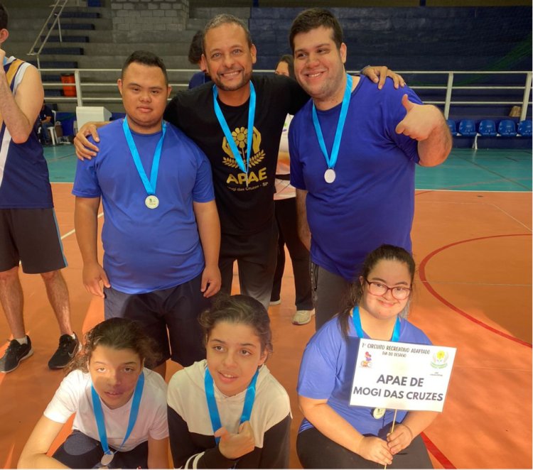 Alunos da APAE de Mogi participam de circuito adaptado em Itaquaquecetuba