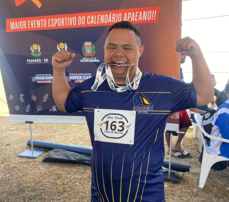 Natação e atletismo marcam participação da APAE de Mogi nas Olimpíadas Especiais das APAEs em Votuporanga