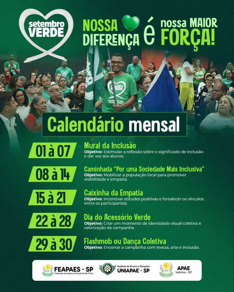 Vem aí – Abertura Oficial da Campanha Setembro Verde 2025