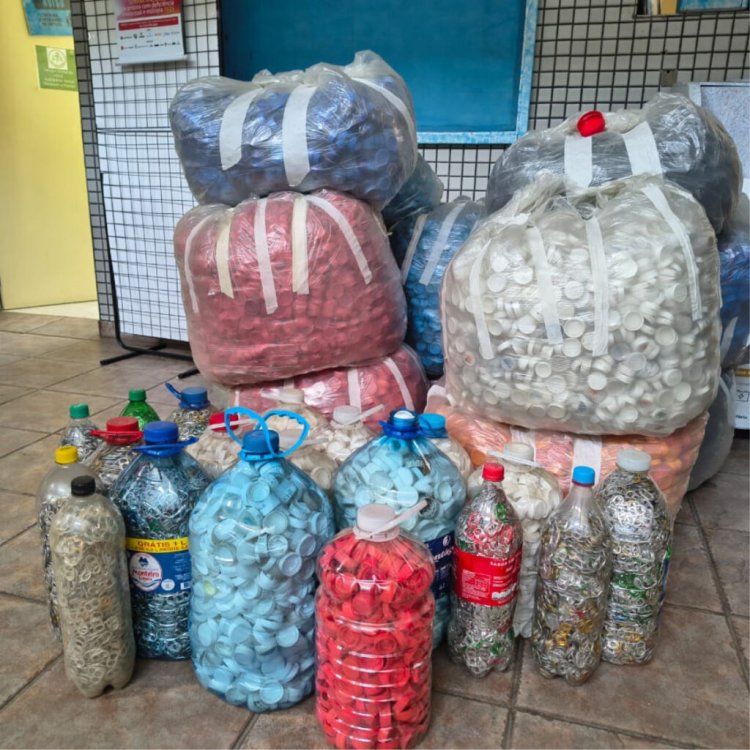 APAE de Mogi das Cruzes recebe doação de tampinhas e lacres da Associação Beneficente “Hoje Eu Fiz a Diferença”