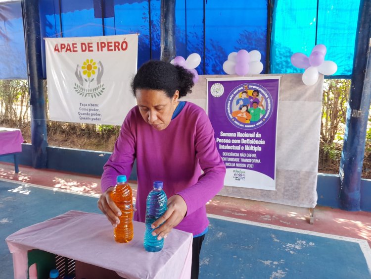 Semana Nacional da Pessoa com Deficiência na APAE de Iperó