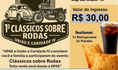 1º Clássicos Sobre Rodas une solidariedade e paixão por automobilismo em prol da APAE de Mogi das Cruzes