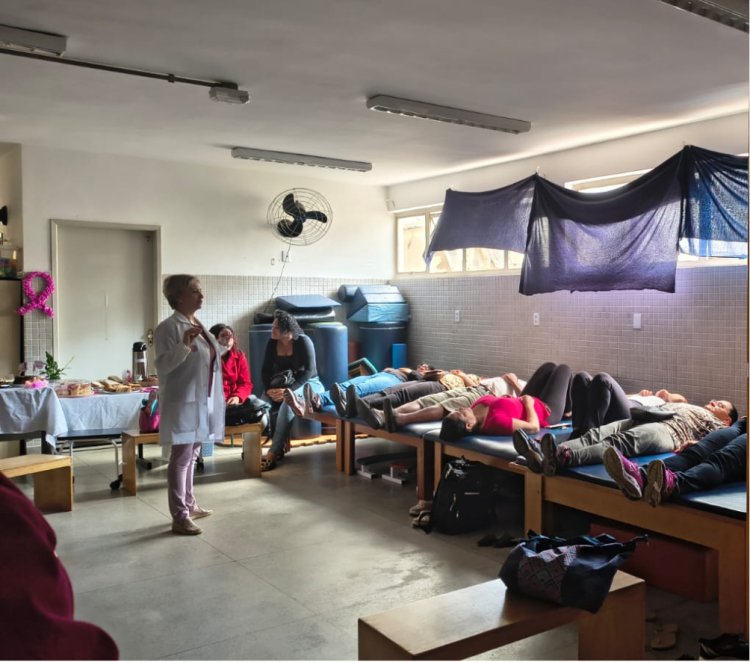 Setor de Saúde da APAE de Mogi promove momento de cuidado e reflexão no Outubro Rosa